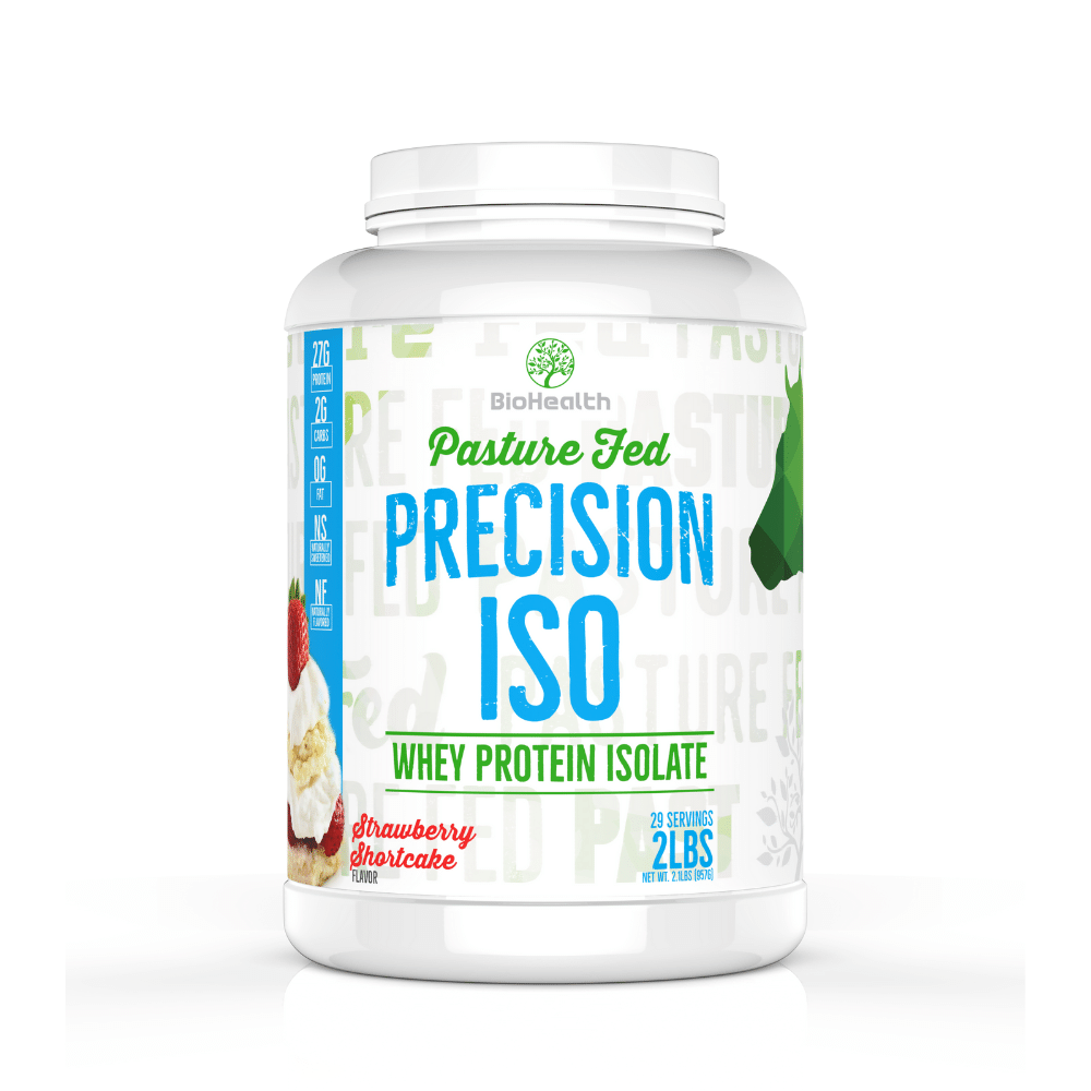 Precision ISO Protein Strawberry Shortcake - BioHealth Nutrition