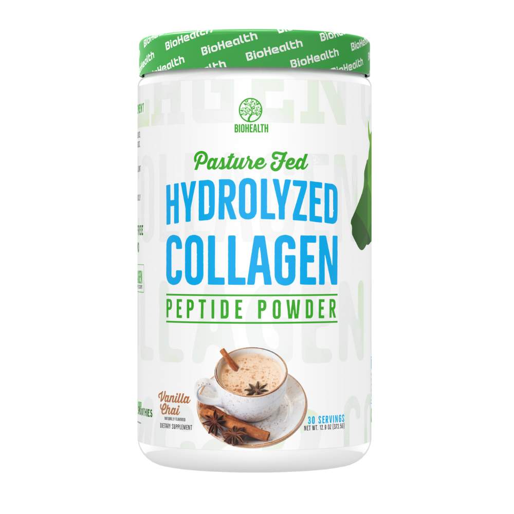 Vanilla Chai Hydrolyzed Collagen Peptides - BioHealth Nutrition