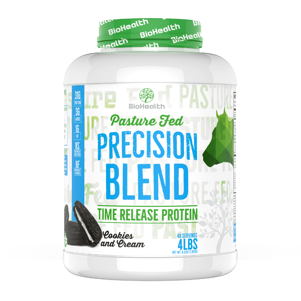 Precision Blend Time Released Protein Cookies & Cream - BioHealth Nutrition