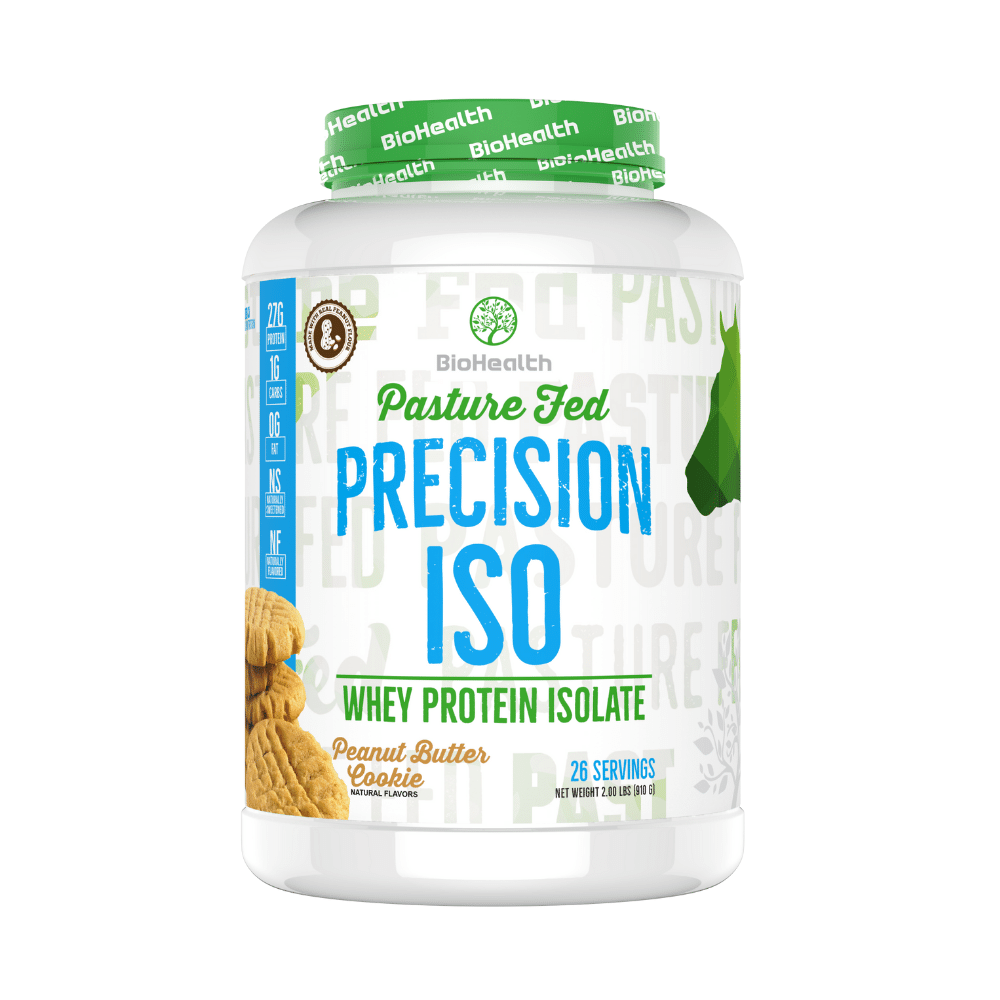 Precision ISO Whey Protein Isolate Peanut Butter Cookie - BioHealth Nutrition